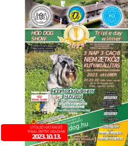 CACIB kutyakiállítás Hódmezővásárhely nevezési felhívás